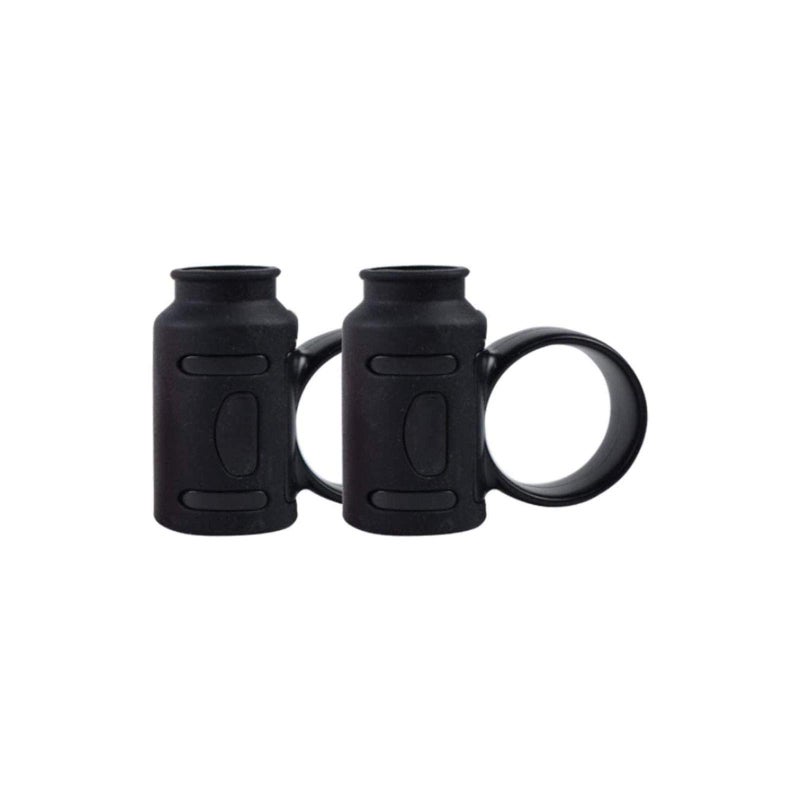 VOBRAMY 2pcs Drum Stick Control Clip Finger Ring Anti Slip Drumsticks Accessories For Drummer Beginners Practice - Black - Image 1